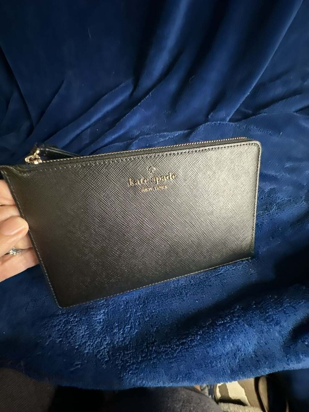 Kate Spade New York Madison Saffiano Leather Zip Wristlet